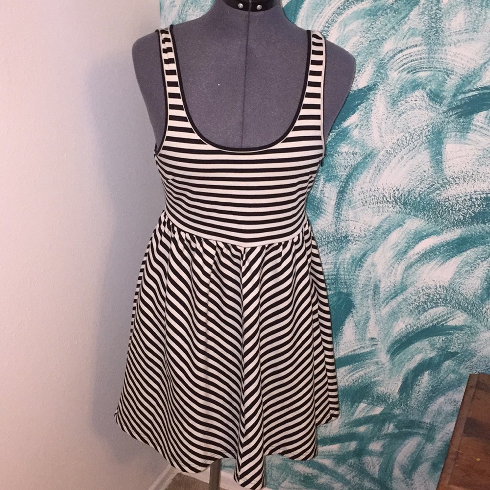 Striped Skater Dress